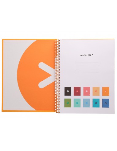 Cuaderno espiral a4 micro antartik...