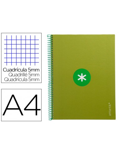 Cuaderno espiral a4 micro antartik...