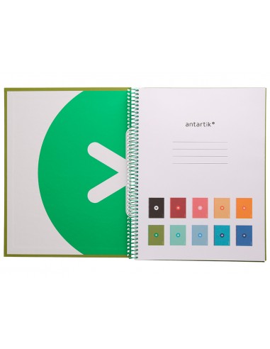 Cuaderno espiral a4 micro antartik...