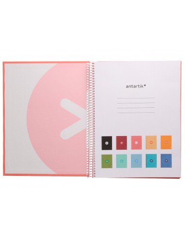 Cuaderno espiral a4 micro antartik...
