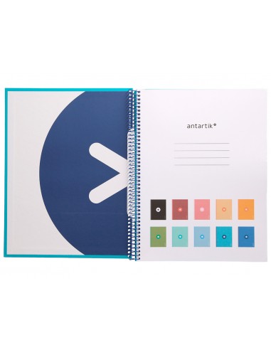 Cuaderno espiral a4 micro antartik...