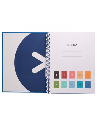 Cuaderno espiral a4 micro antartik...
