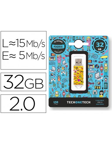 Memoria usb tech on tech emojitech...
