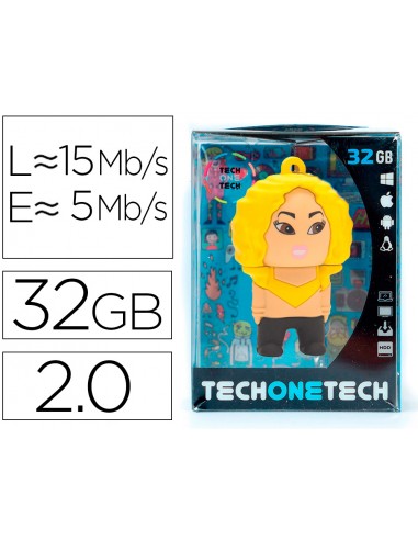 Memoria usb tech on tech shasha kira...