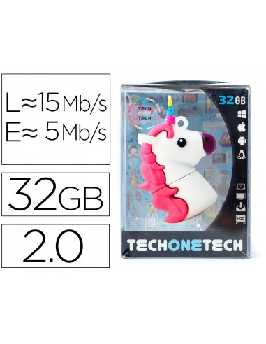 Memoria usb tech on tech mi unicornio...