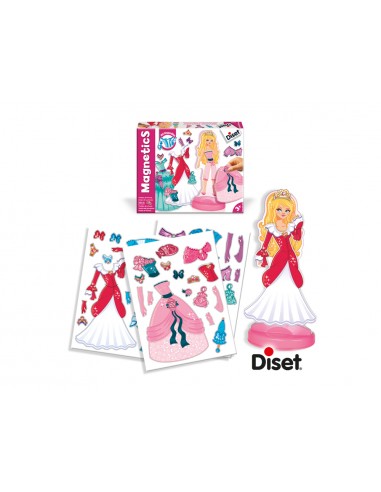 Juego diset magnetico vestidos de...