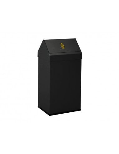 Papelera metalica basculante ganchos...