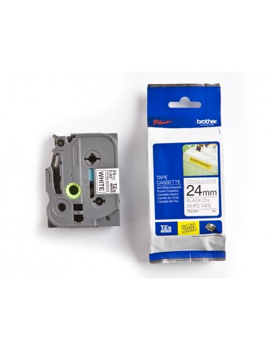 Cinta brother tzes251 blanco-negro...