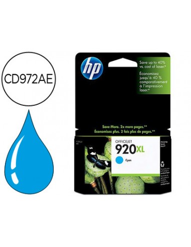 Ink-jet hp 920xl cian 700pag...