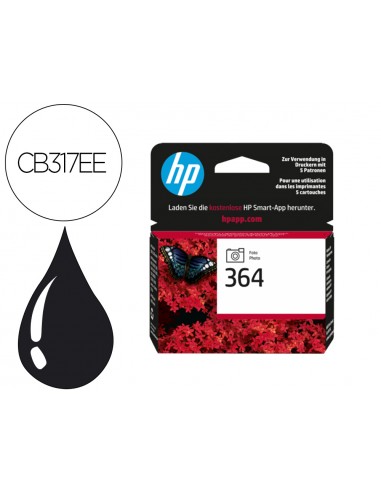 Ink-jet hp 364 negro especial foto...
