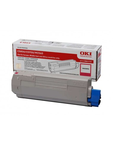 Toner oki c5850/5950/mc560 magenta...