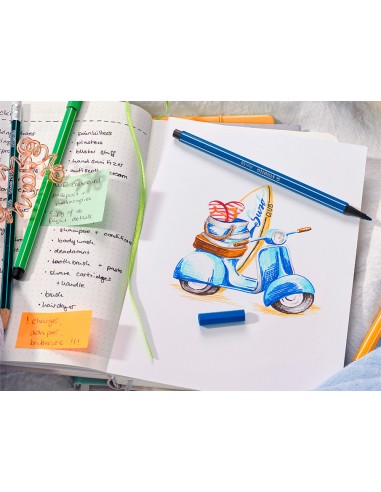 Rotulador stabilo acuarelable pen 68...