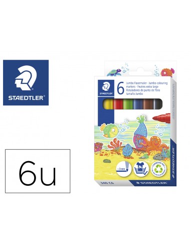 Rotulador staedtler color jumbo trazo...