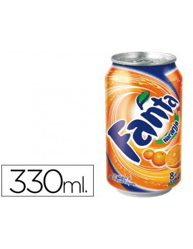 Refresco fanta naranja lata 330 ml