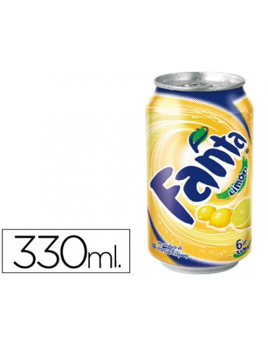 Refresco fanta limon lata 330 ml