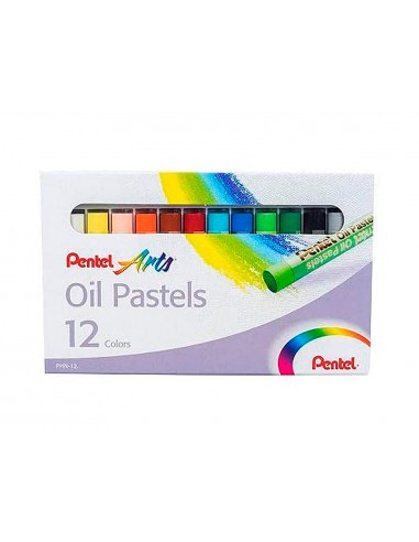 Lapices pentel oil pastel caja de 12...