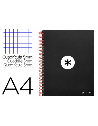 Cuaderno espiral a4 micro antartik...