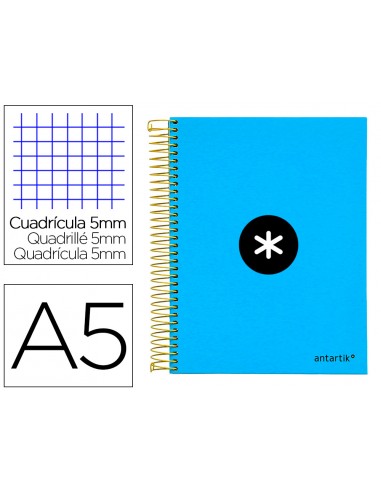 Cuaderno espiral a5 micro antartik...