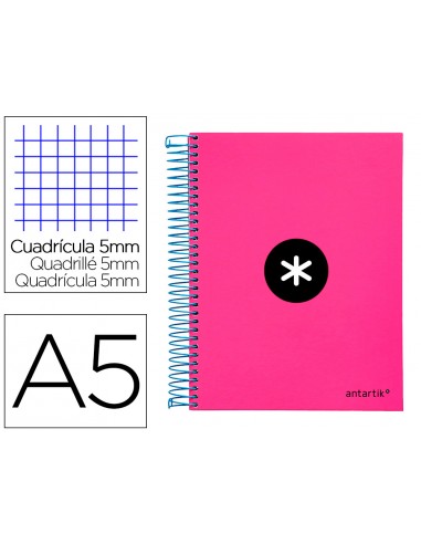 Cuaderno espiral a5 micro antartik...