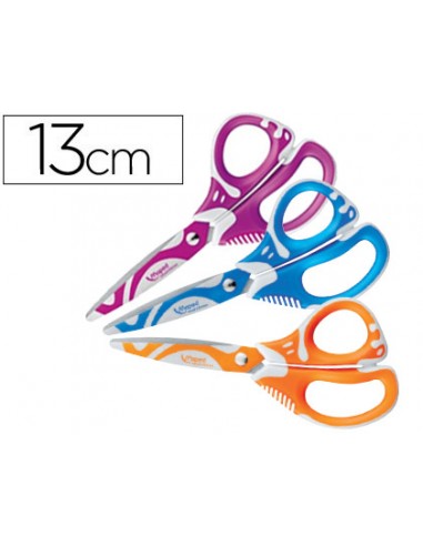 Tijera escolar maped zenoa fit 13 cm