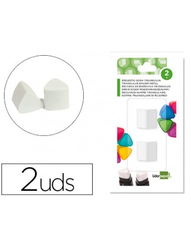 Repuesto goma liderpapel triangular...