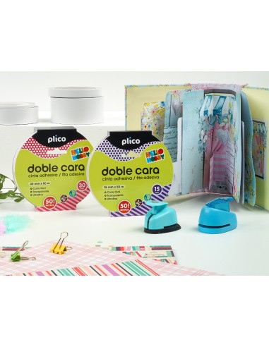 Cinta adhesiva plico doble cara 20 mt...