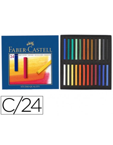 Tiza pastel faber castell estuche...