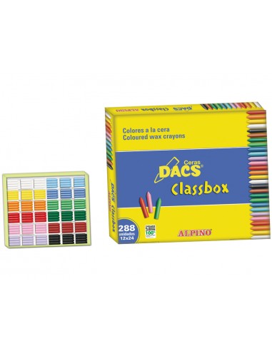 Lapices cera dacs classbox caja de...