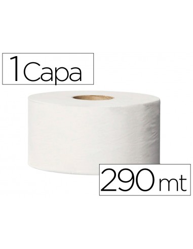 Papel higienico tork minijumbo 1 capa...