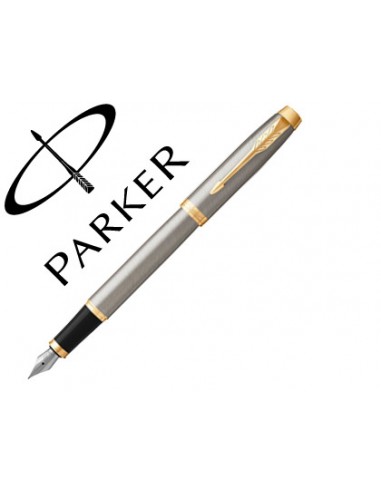 Pluma parker im metal cepillado gt