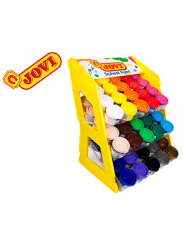Tempera escolar jovi 35 ml expositor...