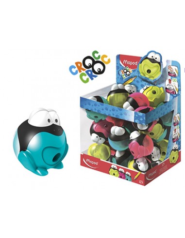 Sacapuntas maped plastico croc croc...