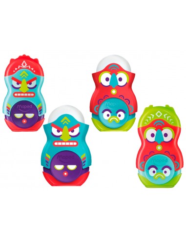 Sacapuntas maped plastico loopy totem...