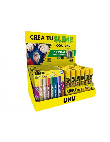 Expositor uhu crea tu slime sobremesa...