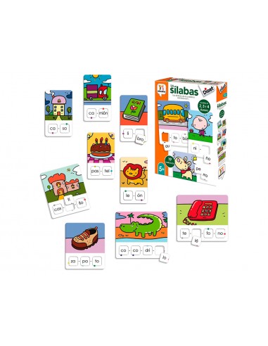 Juego diset didactico las silabas