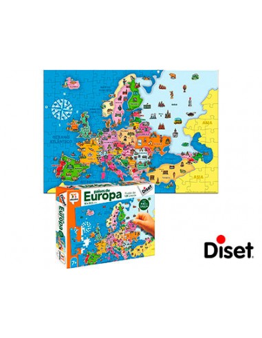 Juego diset didactico paises de europa