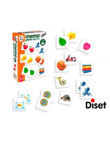 Juego diset didactico memo photo objetcs