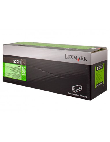 Toner laser lexmark 522h negro