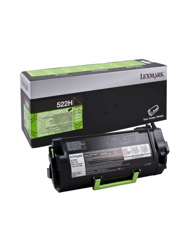 Toner laser lexmark 522h negro