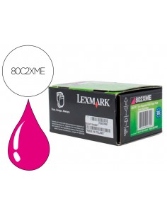 Toner laser lexmark 80c2xme...