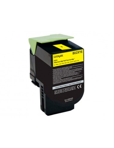 Toner laser lexmark 80c2xye amarillo...