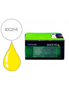 Toner laser lexmark 80c2xye...