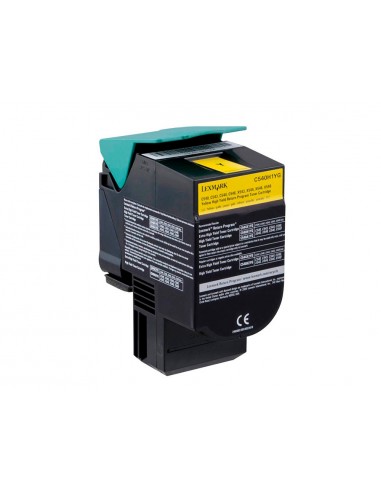 Toner laser lexmark c540h1yg amarillo...