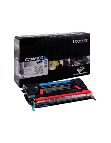 Toner laser lexmark c734 cian 6000...