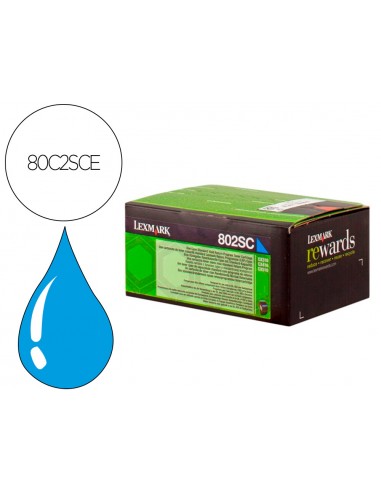 Toner laser lexmark 80c2sce cian 2000...