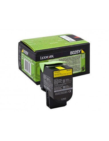 Toner laser lexmark 80c2sye amarillo...