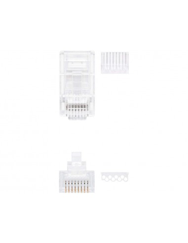 Conector nanocable rj45 8 hilos...