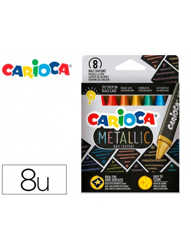 Lapices cera carioca metallic...