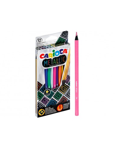 Lapices de colores carioca metallic...