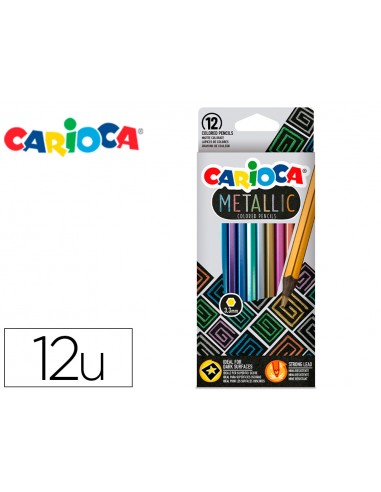 Lapices de colores carioca metallic...